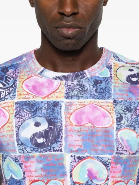Tricou Martine Rose cu imagine albastru