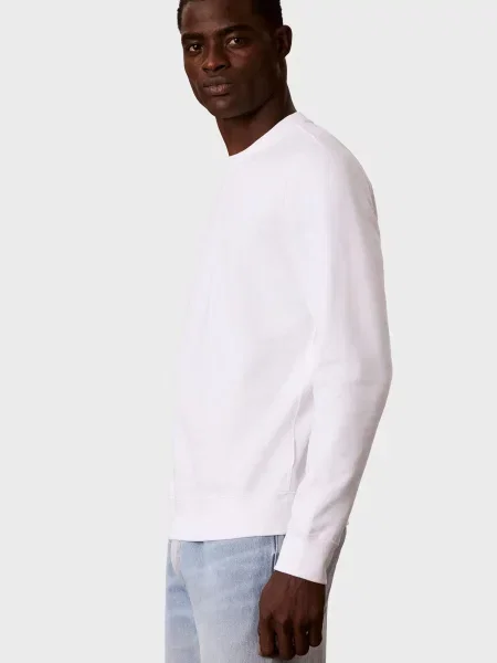 Свитшот Calvin Klein с лого белый