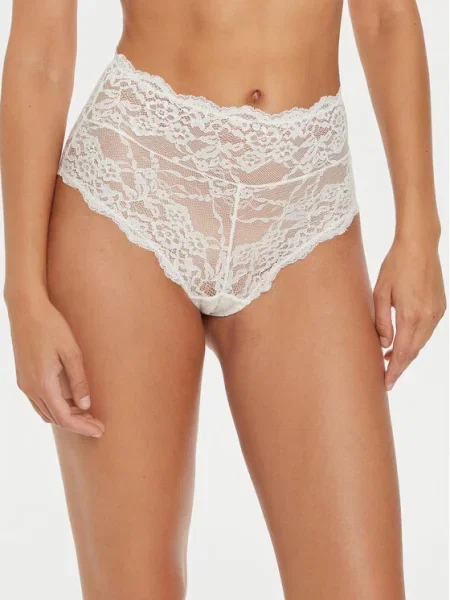 YSABEL MORA Chiloți clasici cu talie înaltă alb