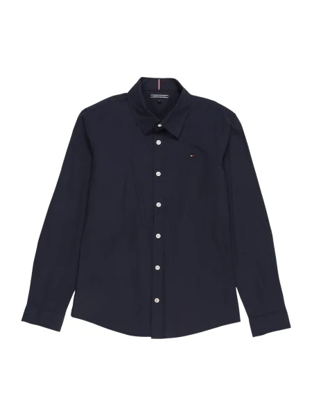 TOMMY HILFIGER Košulja plava / mornarsko plava / crvena bijela