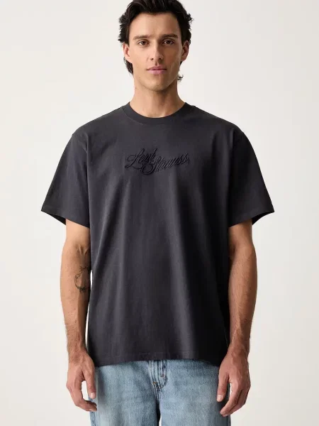 Levi's basic tričko RELAXED FIT TEE černé