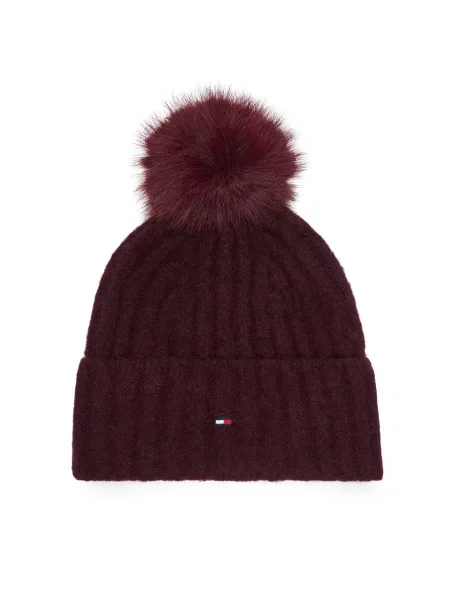Tommy Hilfiger Kapa Th Flag Bordo rdeča