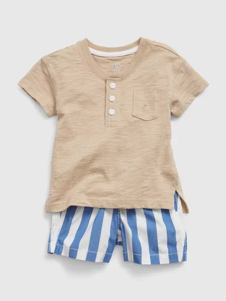 Тениска Gap сиво