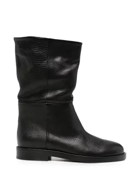 Botine Agl din piele negru