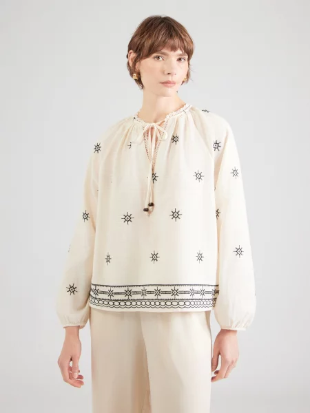 ONLY Bluza ONLSkye črna bela