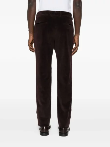 Pantaloni Incotex de catifea cord maro
