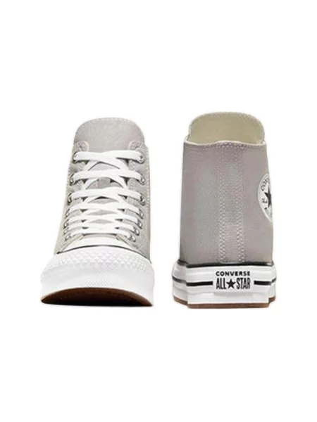 Členkové topánky Converse sivá