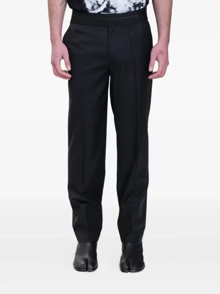 Pantaloni Helmut Lang de lână negru