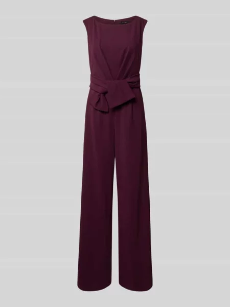 Kombinezon o kroju regular fit z efektem kopertowym Vera Mont