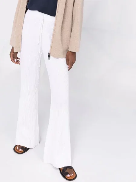 Pantaloni Alberta Ferretti evazate alb