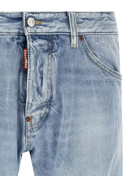 Blugi Dsquared2 rupți albastru