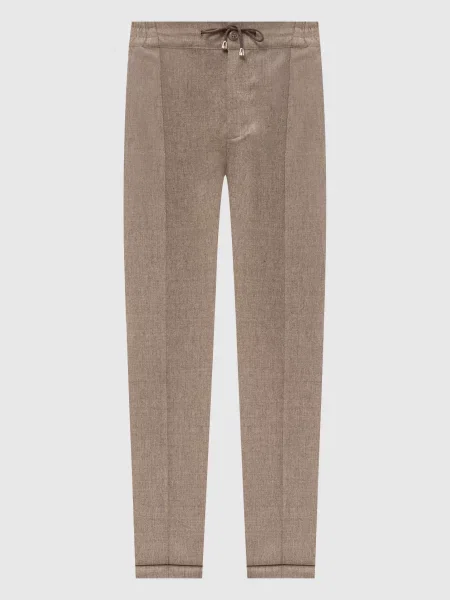 Шерстяные брюки Doriani Cashmere бежевые