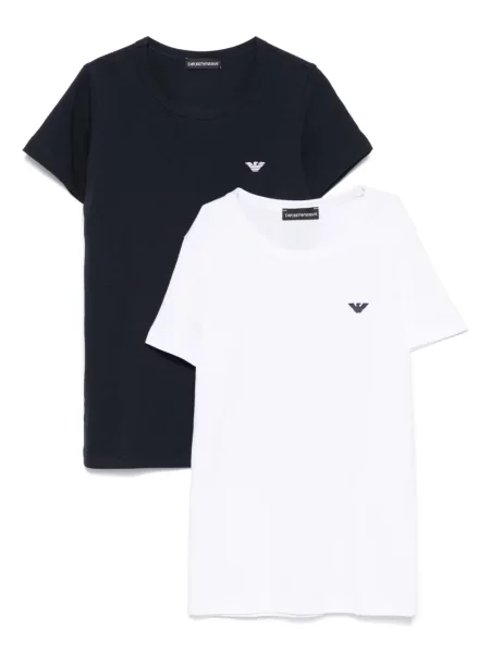 Koszulka dziecięca Emporio Armani niebieska