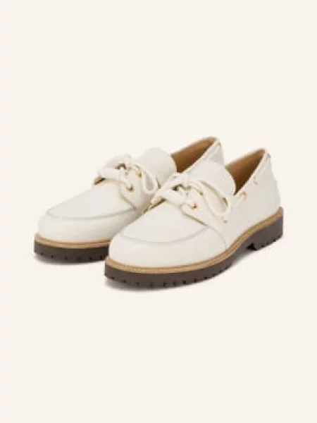 Claudie Pierlot Buty Żeglarskie weiss
