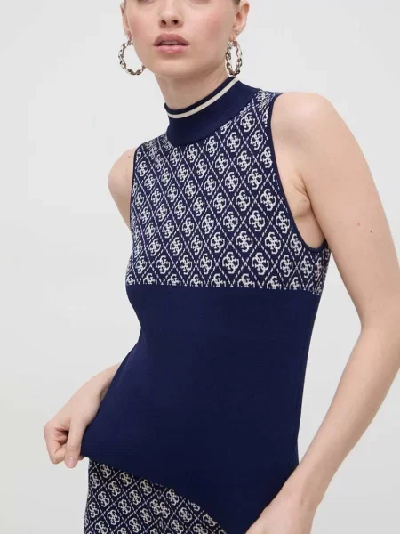 Топ Guess півгольф бежевий