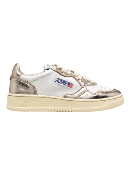 AUTRY sneakersy skórzane Medalist Low białe