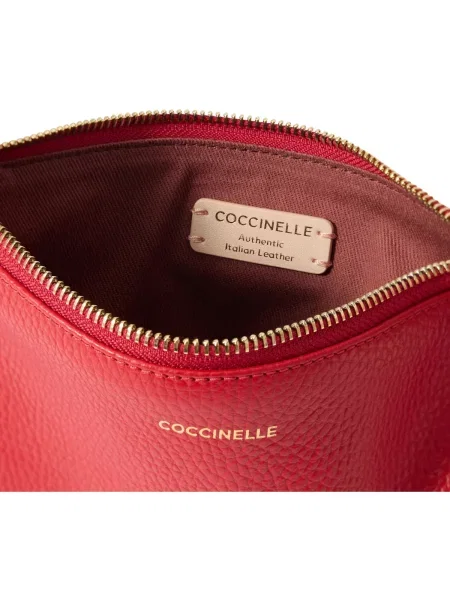 Geanta crossbody Coccinelle din piele roșu