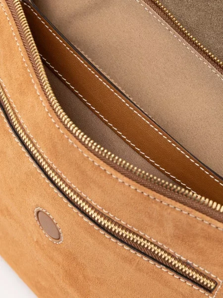 Замшева сумочка Gianni Chiarini THREE коричневий