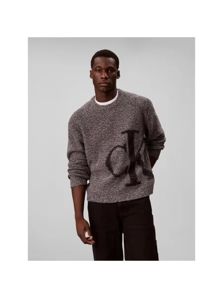 Geacă de blugi Calvin Klein Jeans gri