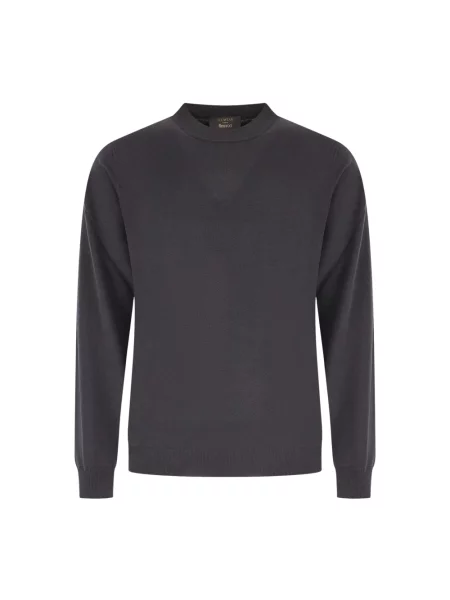 Sweter Zanone wełniany szary