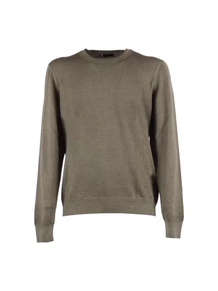 Sweter Fay wełniany zielony