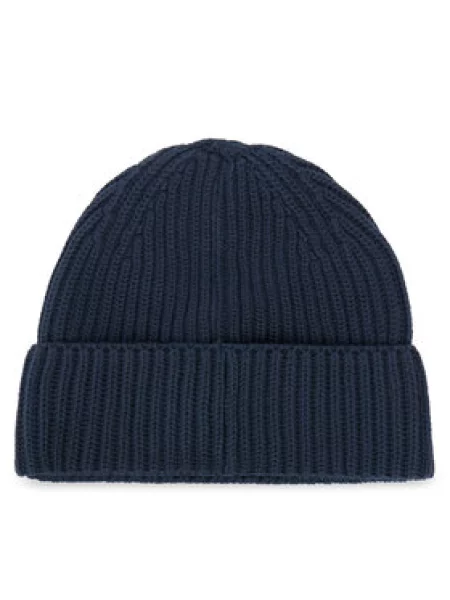Tommy Jeans Kepurė Tjm Linear Logo Beanie Tamsiai mėlyna