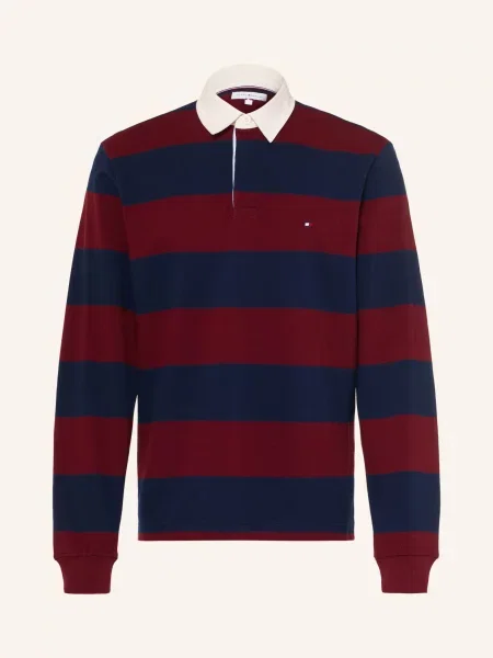 Tommy Hilfiger Rugbyové Tričko tmavě / tmavě modrá červená