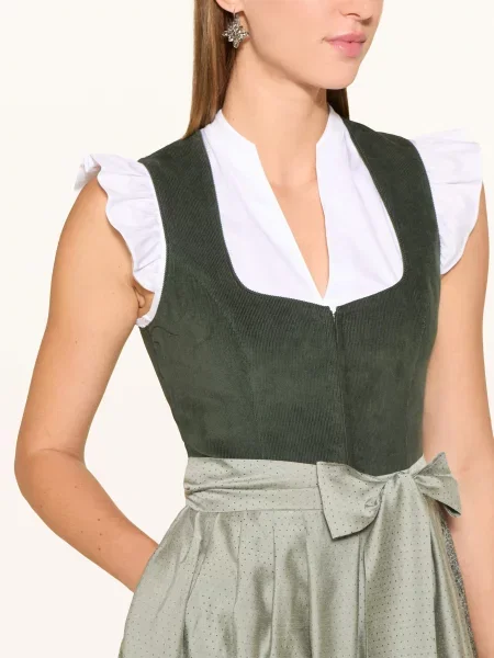 Heimatglück Tracht Sukienka Bawarska Anna gruen zielona