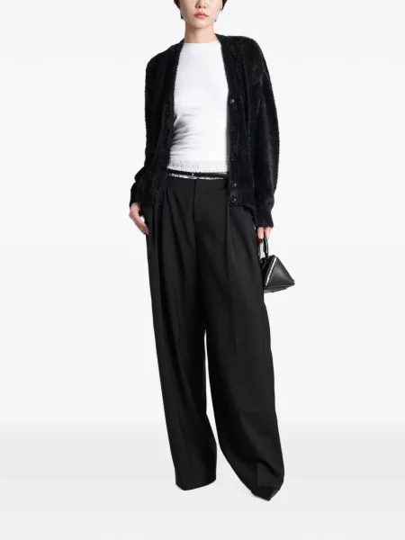 Cardigan Alexander Wang cu decolteu în V negru
