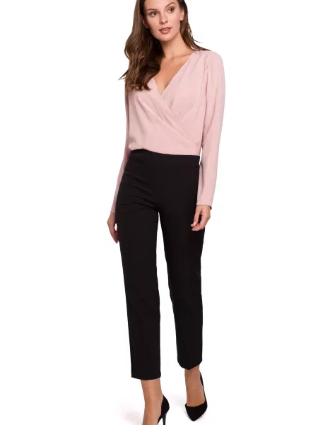 Hlače chino Makover črna