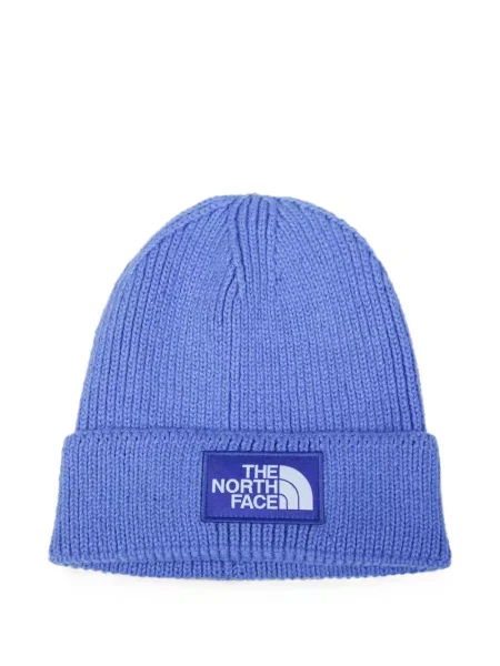 Căciulă The North Face cu autograf albastru