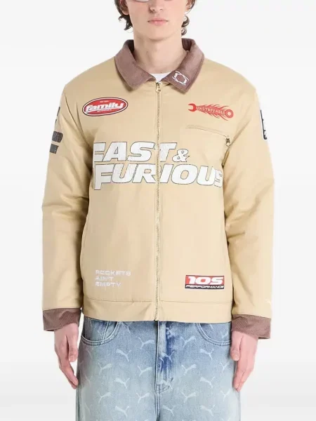 Gulerat jachetă cămașă Puma de catifea cord