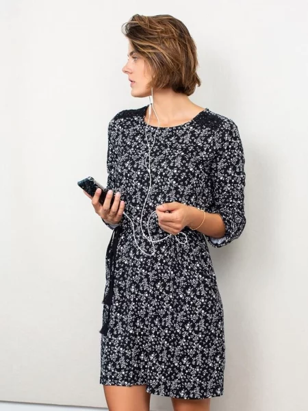 Tchibo Сукня міні Білий/чорний біла