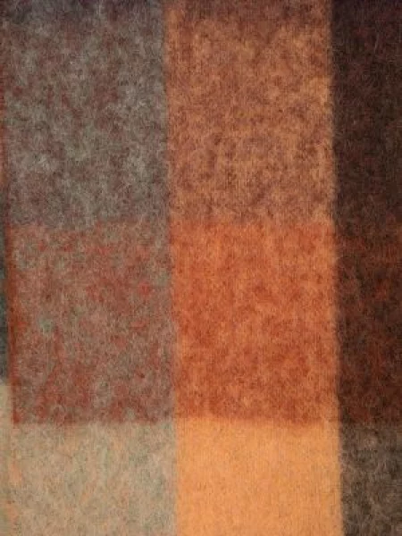 Pledas moherinis šalikas Acne Studios ruda