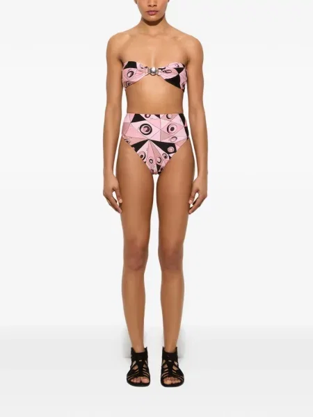 Top Pucci cu imagine roz