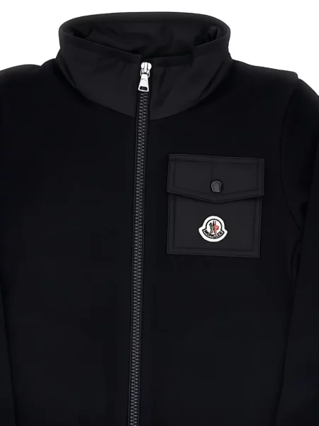 Kurtka dziecięca Moncler Enfant niebieska