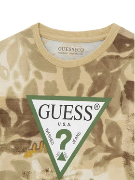 Guess Póló Khaki Regular Fit fehér
