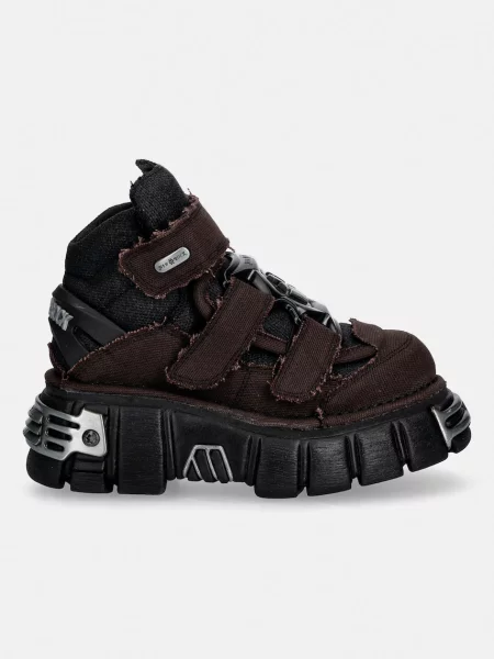 New Rock sneakersy TORDO MARRON RECIPET NEGRO TOWER NEGRO AC brązowe