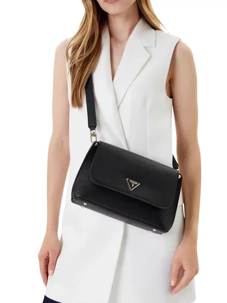Crossbody kabelka Guess čierna