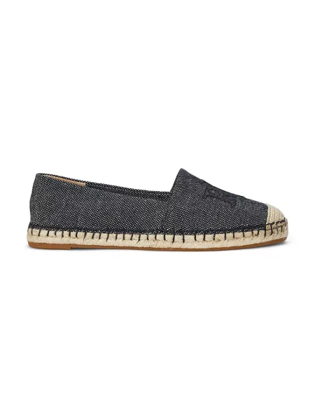 Espadrilky LAUREN RALPH LAUREN čierna