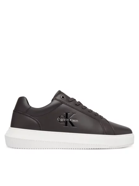 Calvin Klein Αθλητικά Chunky Cupsole Mono Lth καφέ