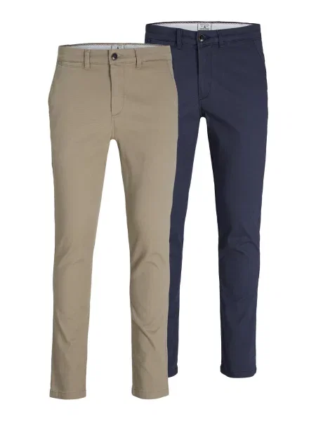 JACK & JONES Pantaloni eleganți Macro Dave / bleumarin bej