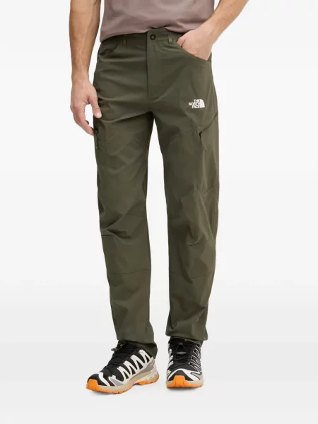 Pantaloni The North Face de drumeție verde