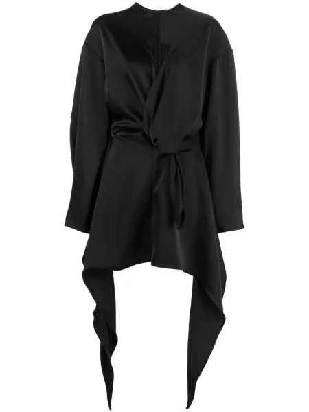 Rochie The Attico din satin negru