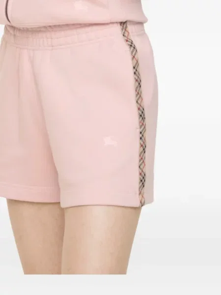 Kratke hlače Burberry karirane ružičasta