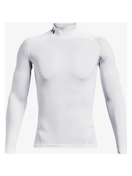 Koszulka kompresyjna Under Armour HeatGear z długim rękawem S biała