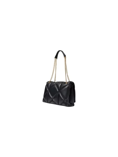 Lniana torebka Love Moschino czarna