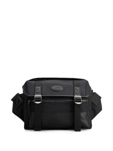 Geantă crossbody Tod's cu cataramă negru