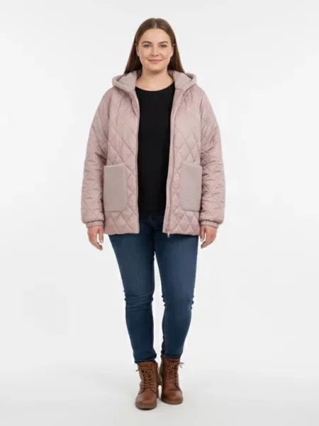 Демісезонна куртка STREAM текстиль/поліестер бежевий