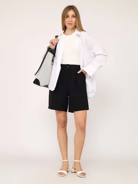 Лляні Шорти YUKI чорний